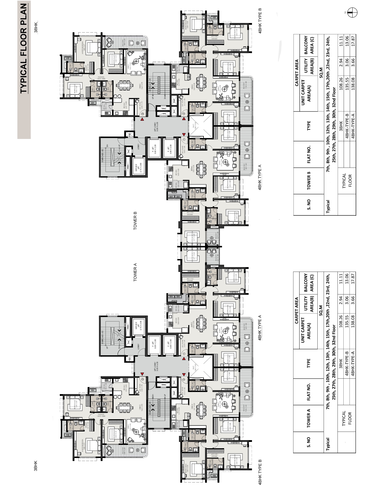True Blue, 3bhk, 4bhk Best Luxury Flat in Blueridge hinjewadi Pune